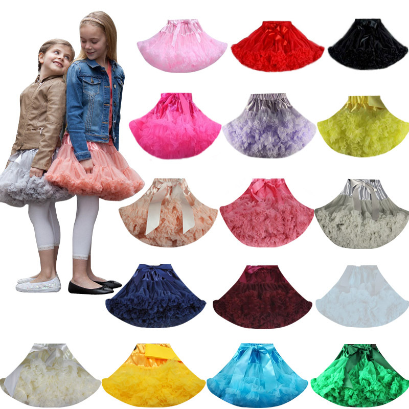 Jupes tutu pour filles enfants jupe mousseuse robe de fête d’anniversaire