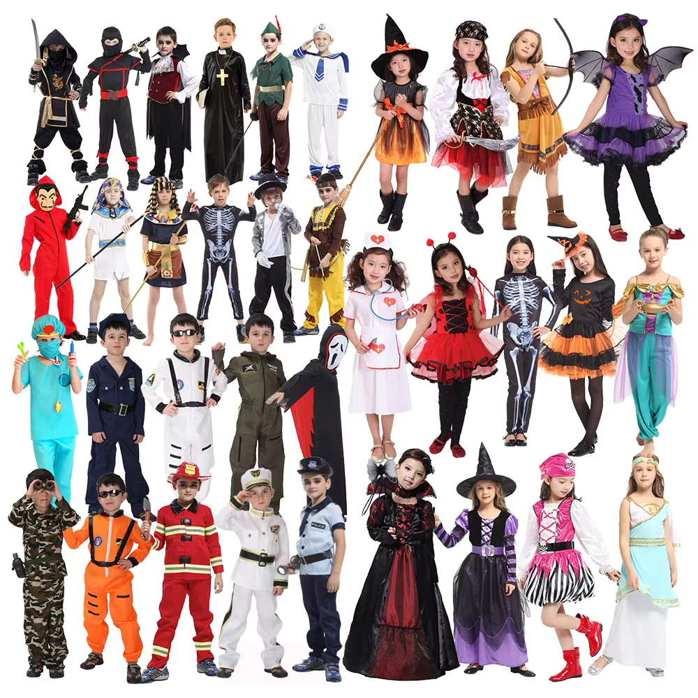 Halloween habiller costume pour les enfants – Cosplay tenues de fête